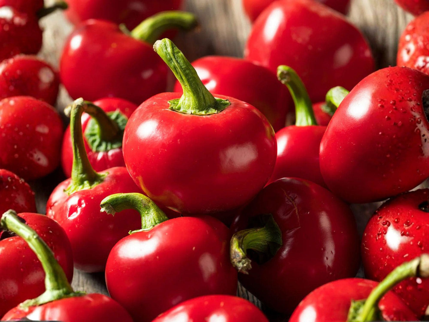 Heirloom Hot Cherry Pepper Seeds – 25 Vegetable Seeds for Garden, Large Round Cherry-Shaped, Medium to Hot Heat, Open-Pollinated