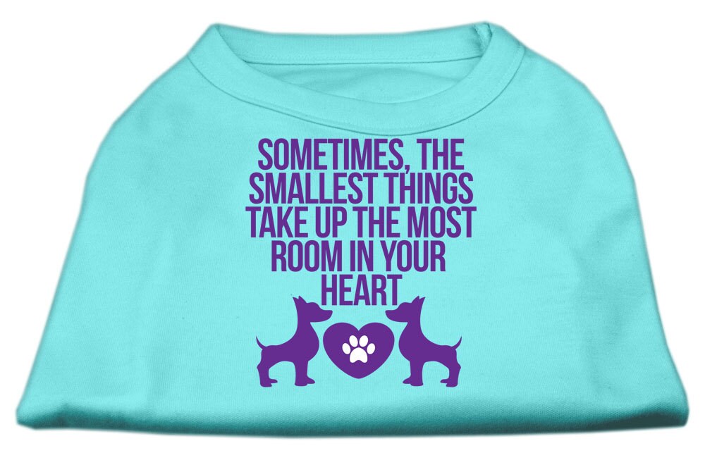 Pet Dog & Cat Shirt, "The Smallest Things Take Up Your Heart"