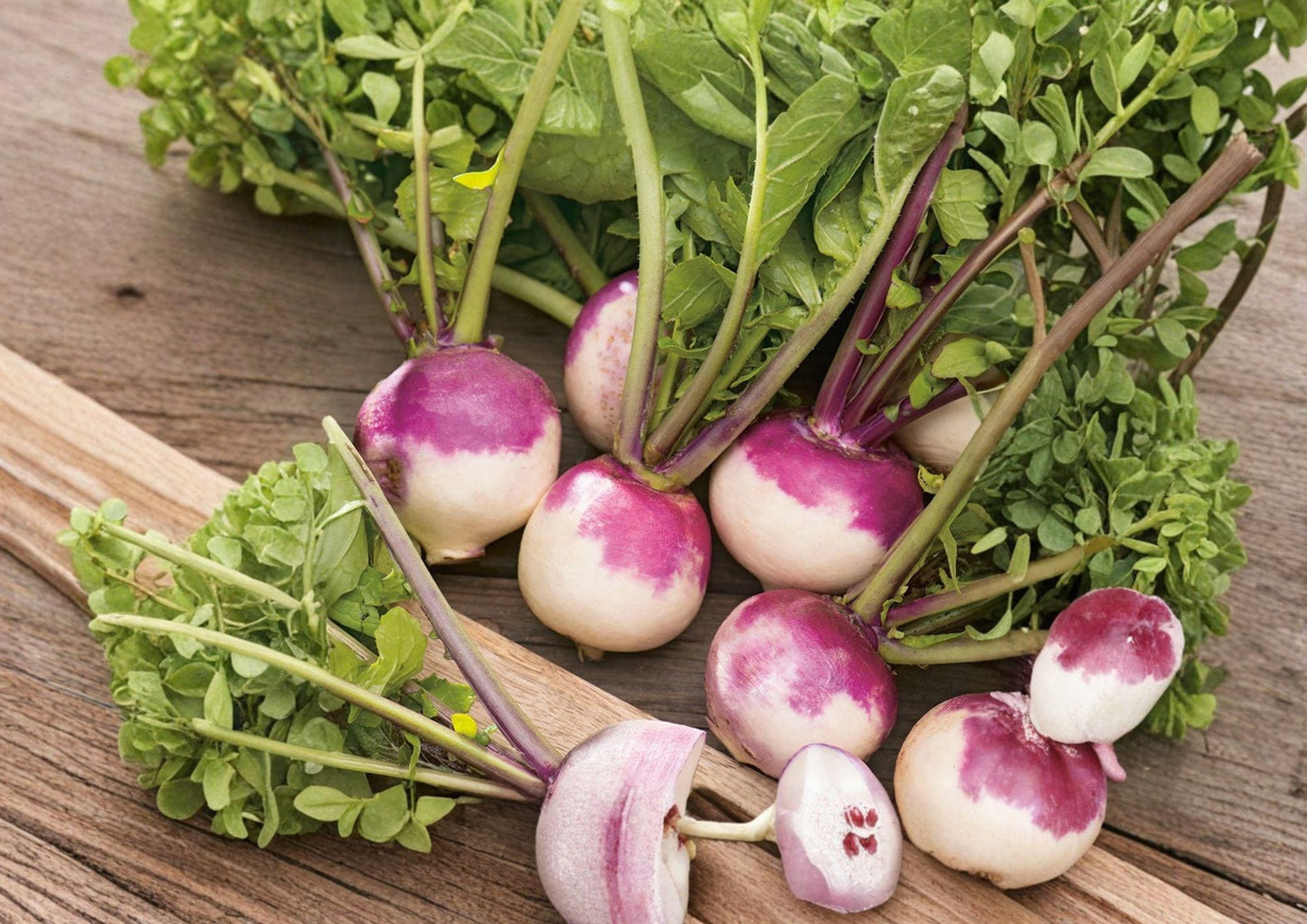 Purple Top White Globe Turnip Seeds – Heirloom Root Vegetable for Cool Season Gardens, 500 Seeds