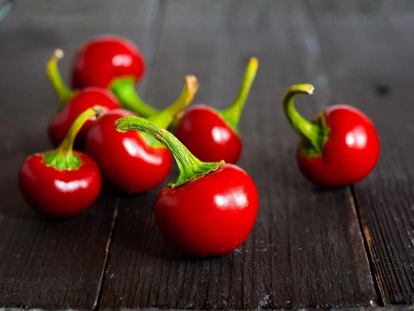 Red Cherry Sweet Pepper Seeds – Heirloom Compact Cherry Peppers for Garden, Container, and Pickling | Capsicum annuum