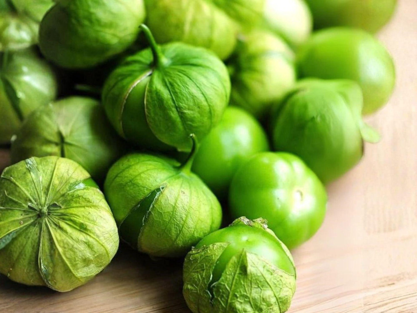 Heirloom Tomatillo Verde Seeds – Green Salsa Vegetable for Garden, 30 Seeds, Mexican Cuisine, Husk Tomato, Physalis ixocarpa