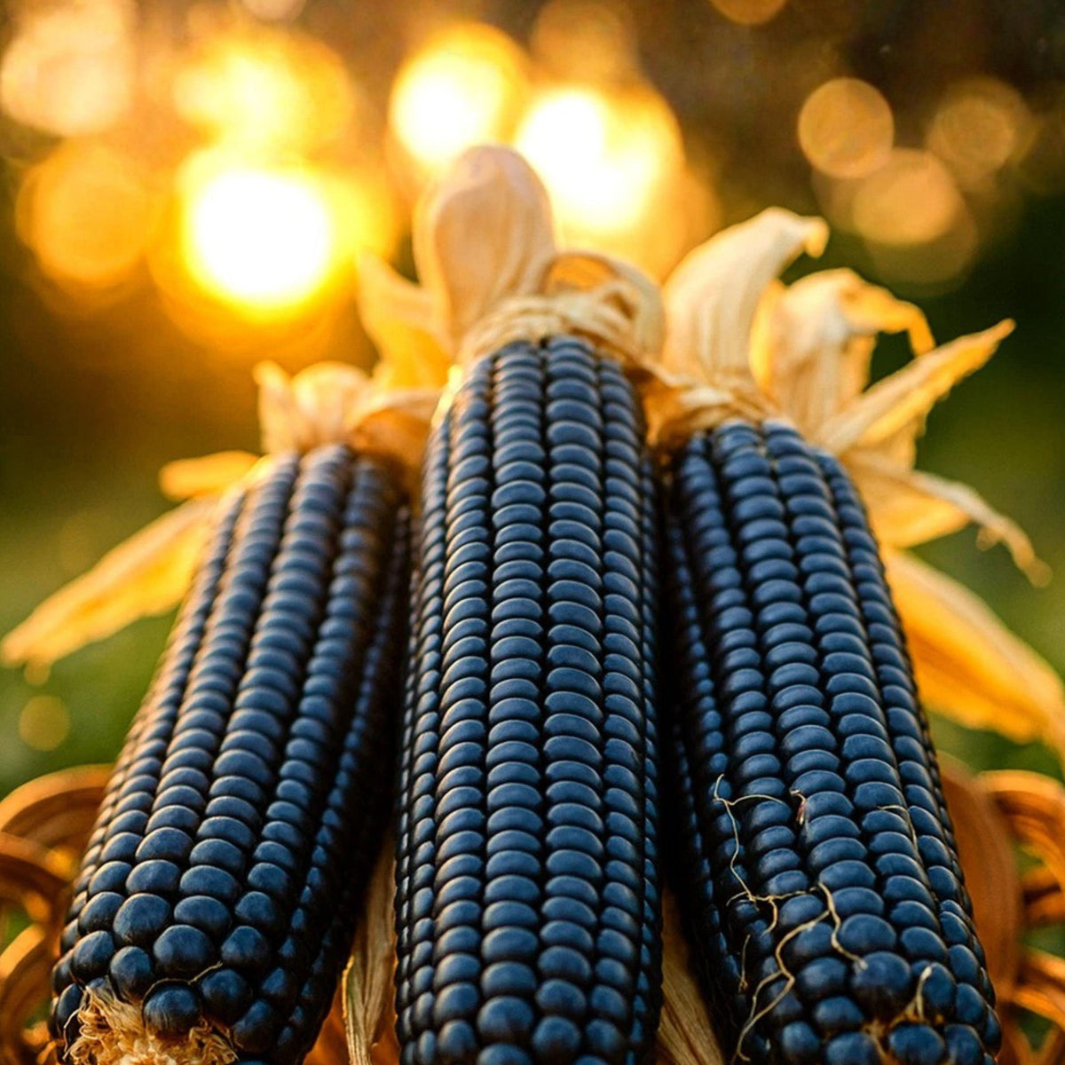 Hopi Blue Corn Seeds Heirloom Flour Flint Zea mays 50 Seeds for Cornmeal, Tortillas, Traditional Cooking
