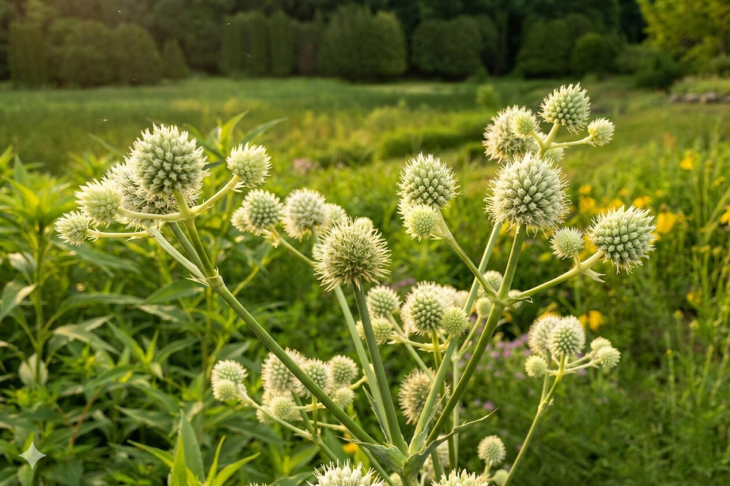 Rattlesnake Master Seeds (Eryngium yuccifolium) Native Prairie Plant, Drought-Tolerant, Pollinator-Friendly, Unique Globe-Shaped Flowers