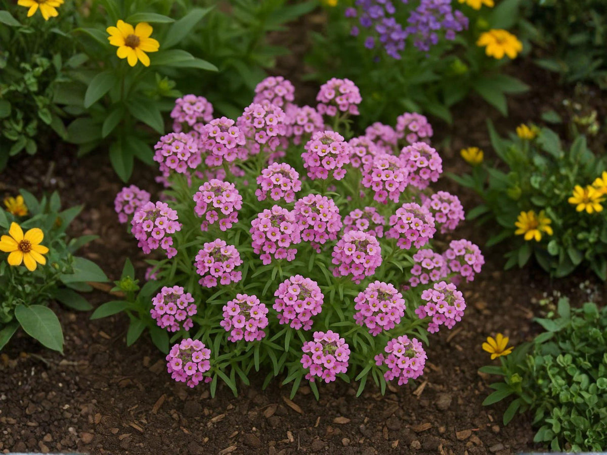Dwarf Pink Sweet Alyssum Seeds – Lobularia maritima Heirloom Fragrant Flower for Garden Borders & Containers (100 Seeds)