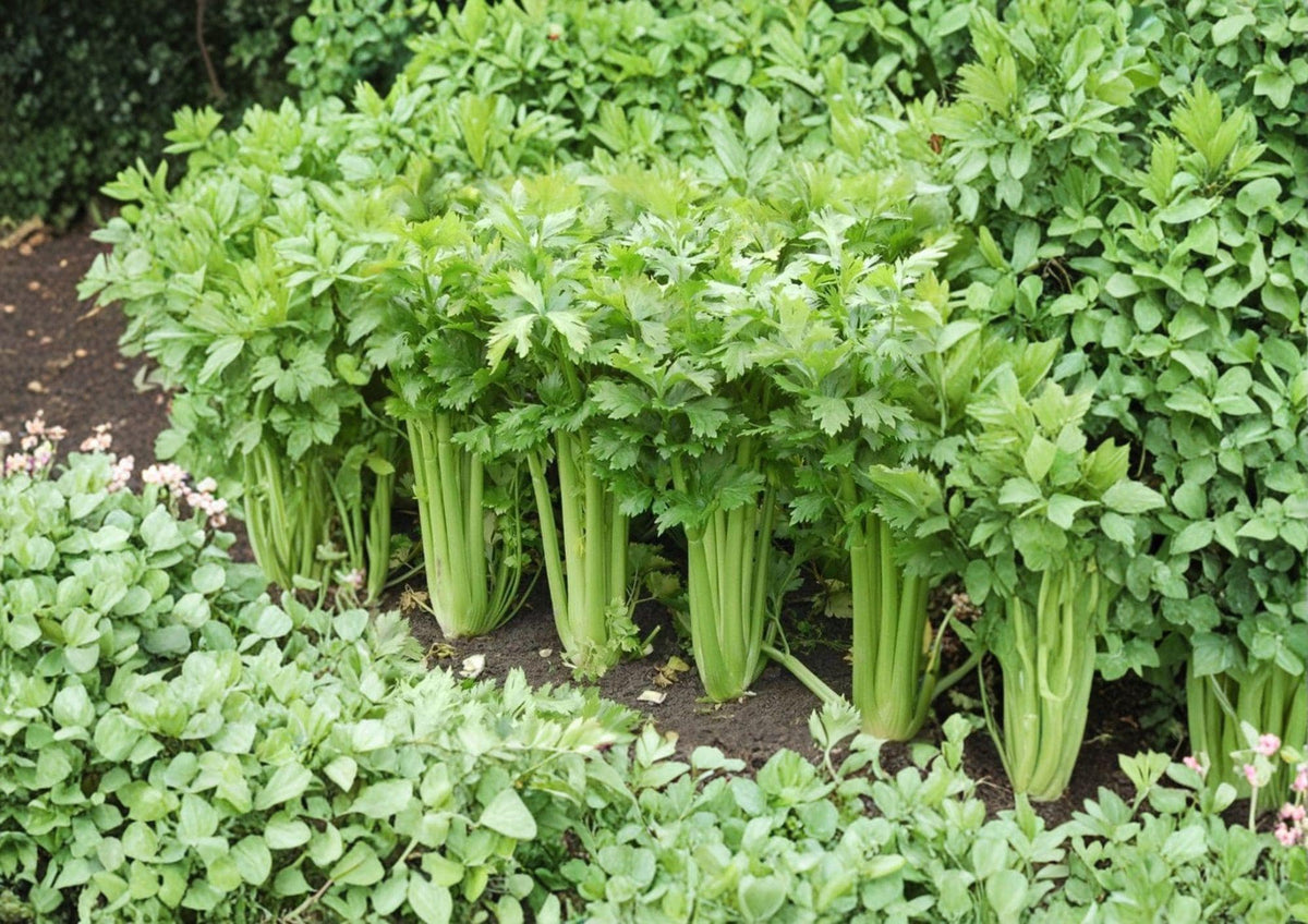 2000+ Tall Utah Celery Seeds Heirloom Non-GMO Apium graveolens Vegetable Garden Crisp Stalks