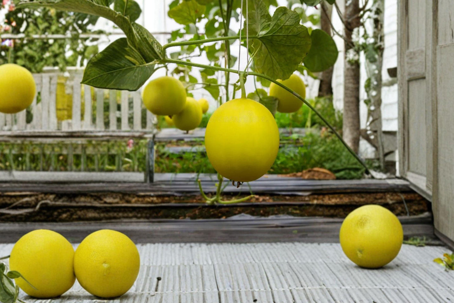 Canary Yellow Melon Seeds, Heirloom Juan Canary Cucumis melo, Garden Planting, Sweet Juicy Tropical Fruit, Non-GMO Seeds
