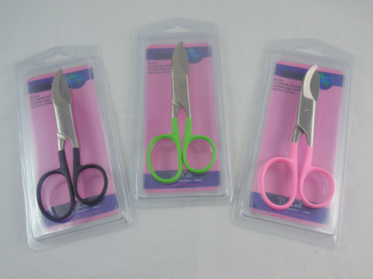 Flower Scissors with leather sheath