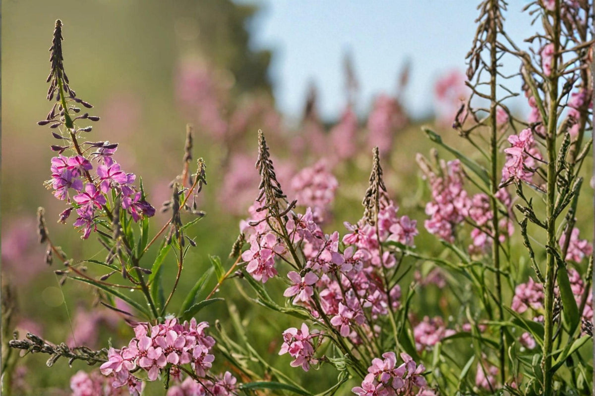 Fireweed Seeds 500 Pack – Pink to Purple Wildflower Perennial Chamaenerion angustifolium for Meadow & Naturalized Gardens