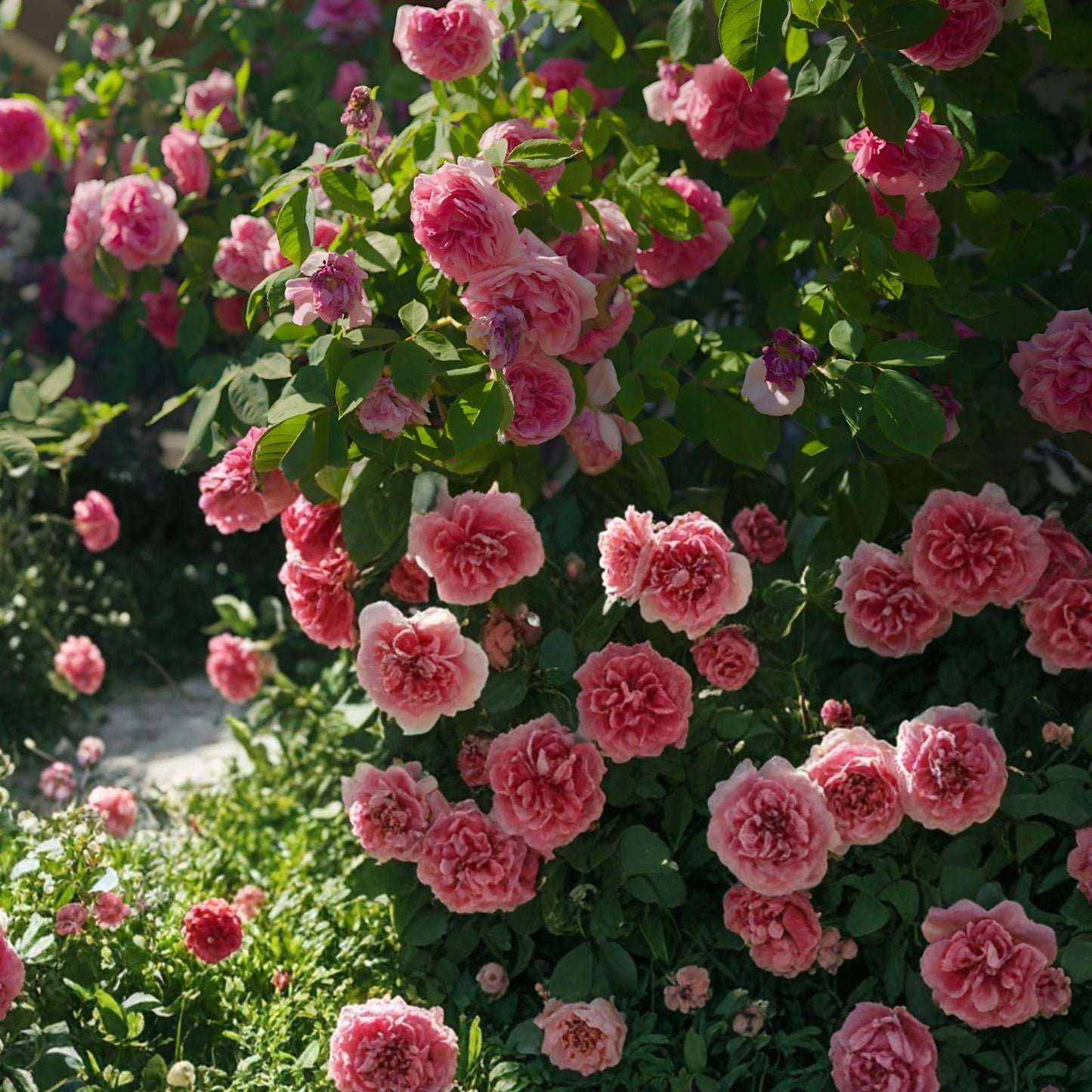 Heirloom Climbing Rose Cuttings – Pink Blooming Vines for Fences & Arbors | Rosa