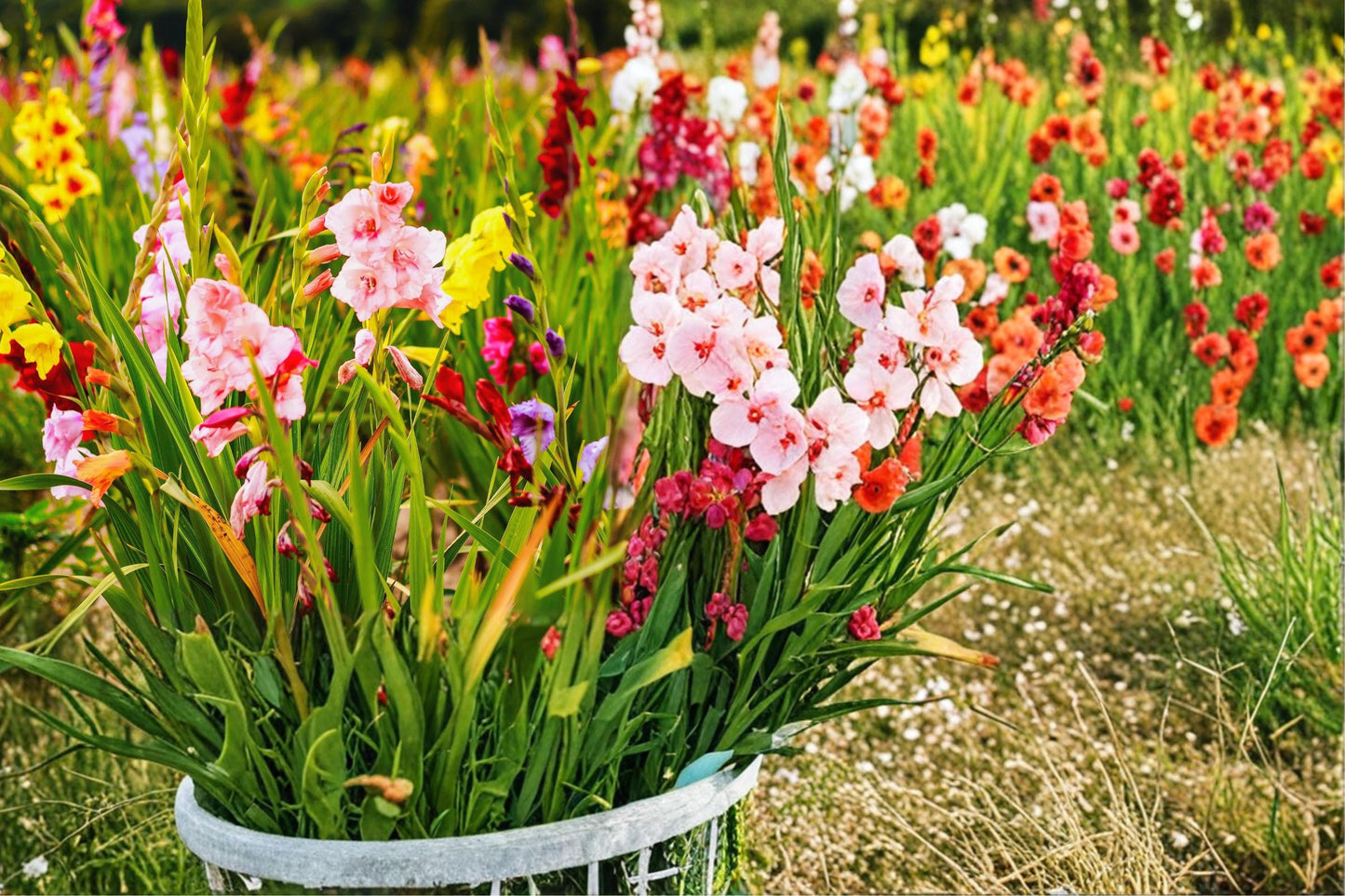 Mixed Color Gladiolus Bulbs – 20 Bulbs, Tall Flowering Spikes, Perennial Garden Bulb, Vibrant Summer Blooms, Gladiolus (Gladiolus)
