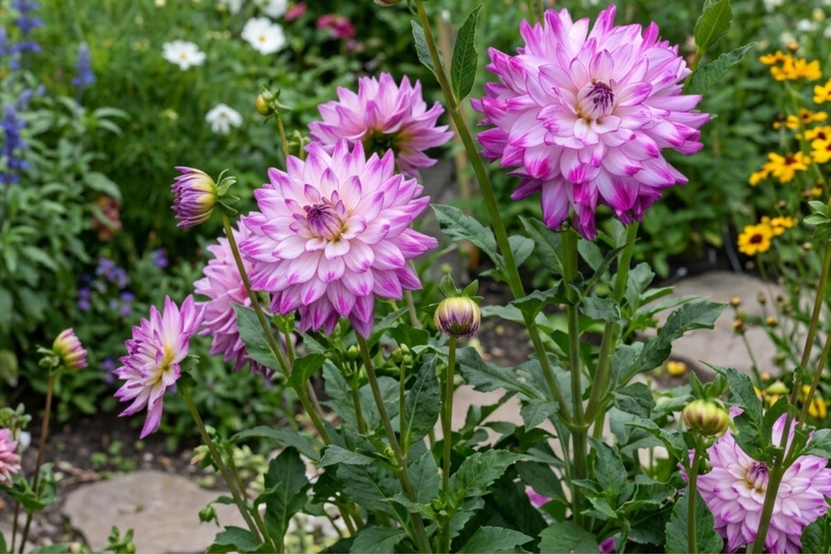 Dinnerplate Dahlia Bulb Tuber Clump - 'WHO DONE IT' Large Flowering, Decorative, Dahlia pinnata