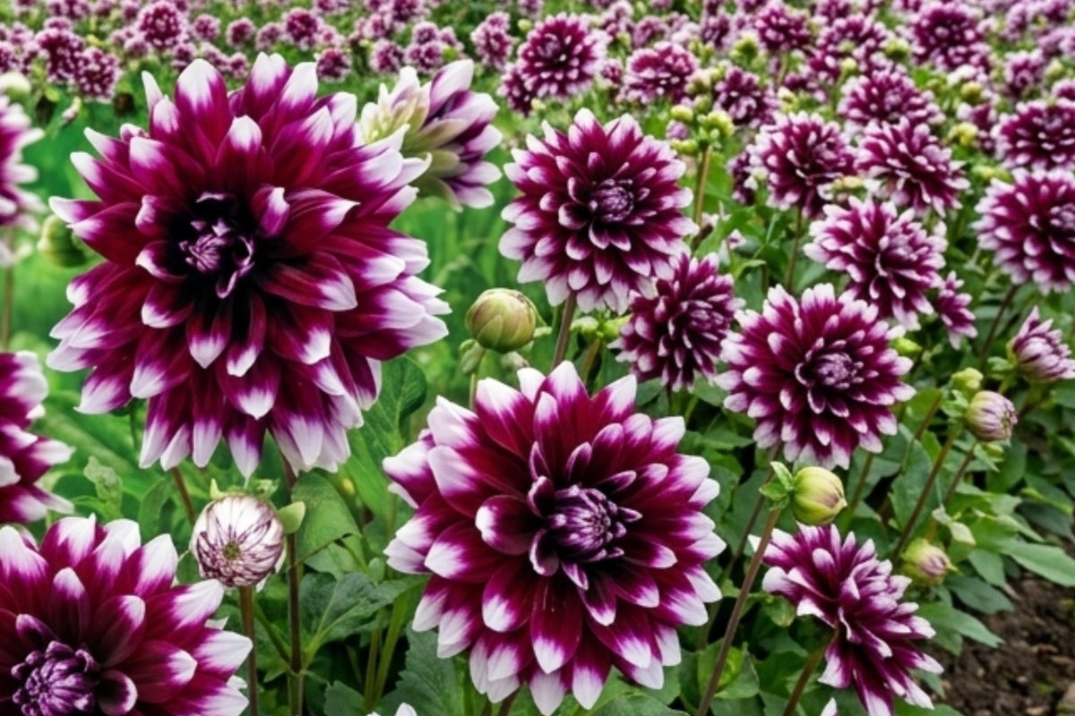 Dinnerplate Dahlia Bulb Clump 'Cafe au Lait' Royal | Large Flowering Tuber for Spring Planting | Dahlia pinnata