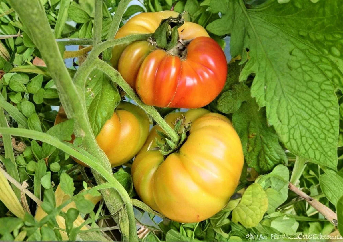 120+ Kellogg’s Breakfast Heirloom Tomato Seeds – Large Orange Beefsteak, Non-GMO, Juicy, Sweet, Garden Vegetable Seeds