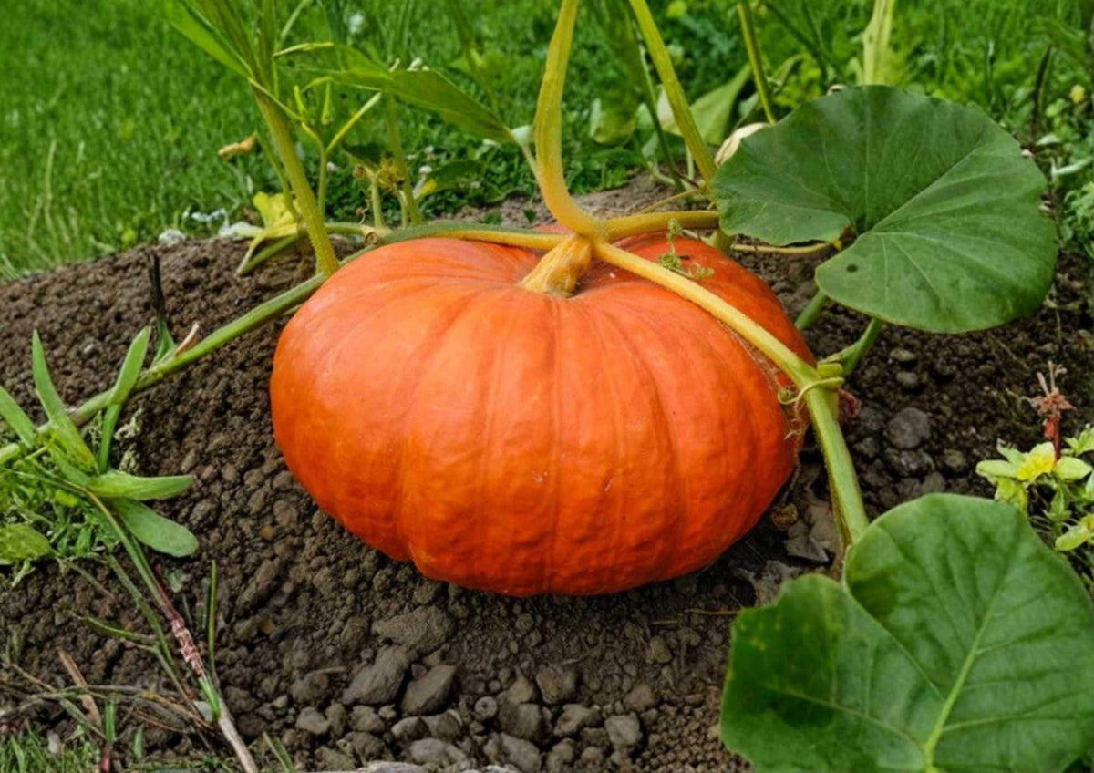 Dills Atlantic Giant Pumpkin Seeds Non-GMO for Giant Vegetable Gardening, Record-Size Orange Pumpkins