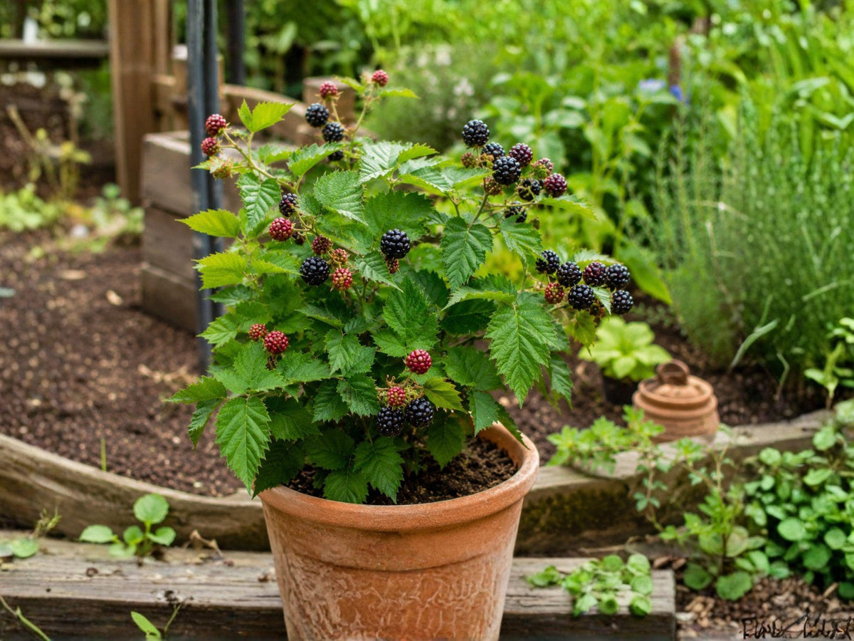 Prime-Ark Freedom Blackberry Starter Plug – Thornless, Fruit Vine, 3-4 Inches, Rubus sp., Edible Garden, Perennial, Full Sun