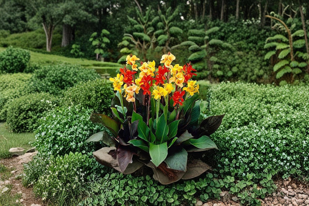 Mixed Canna Lily Bulb – Canna indica Flowering Plant for Garden Beds & Containers