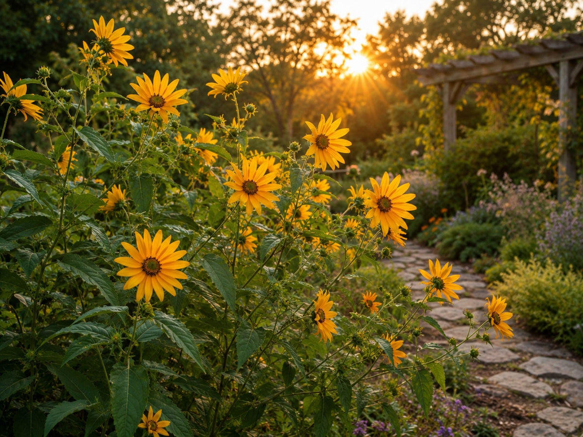 Maximilian Sunflower Seeds – Helianthus maximiliani Perennial Wildflower for Pollinator Gardens & Prairie Landscaping