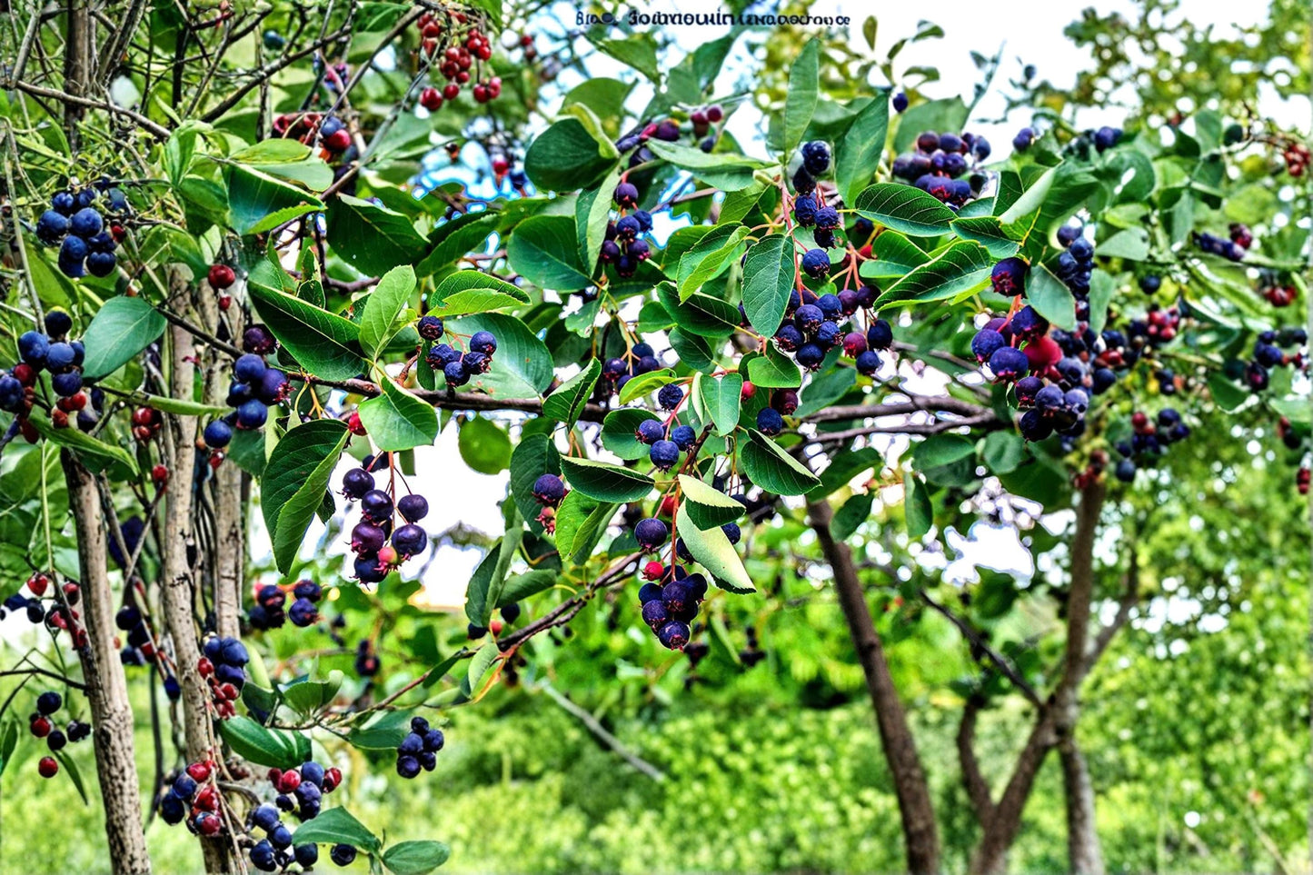Juneberry Seeds – Amelanchier lamarckii Flowering Shrub with White Flowers & Berries, Ornamental Landscape Plant