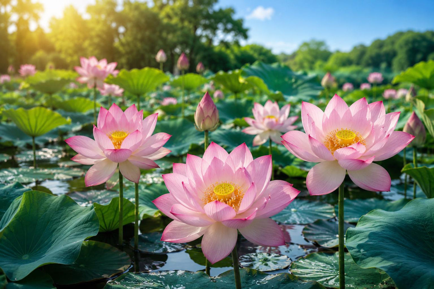Sacred Water Lotus Seeds - 20 Premium Nelumbo nucifera Heirloom Planting Seeds for Water Gardens and Ponds