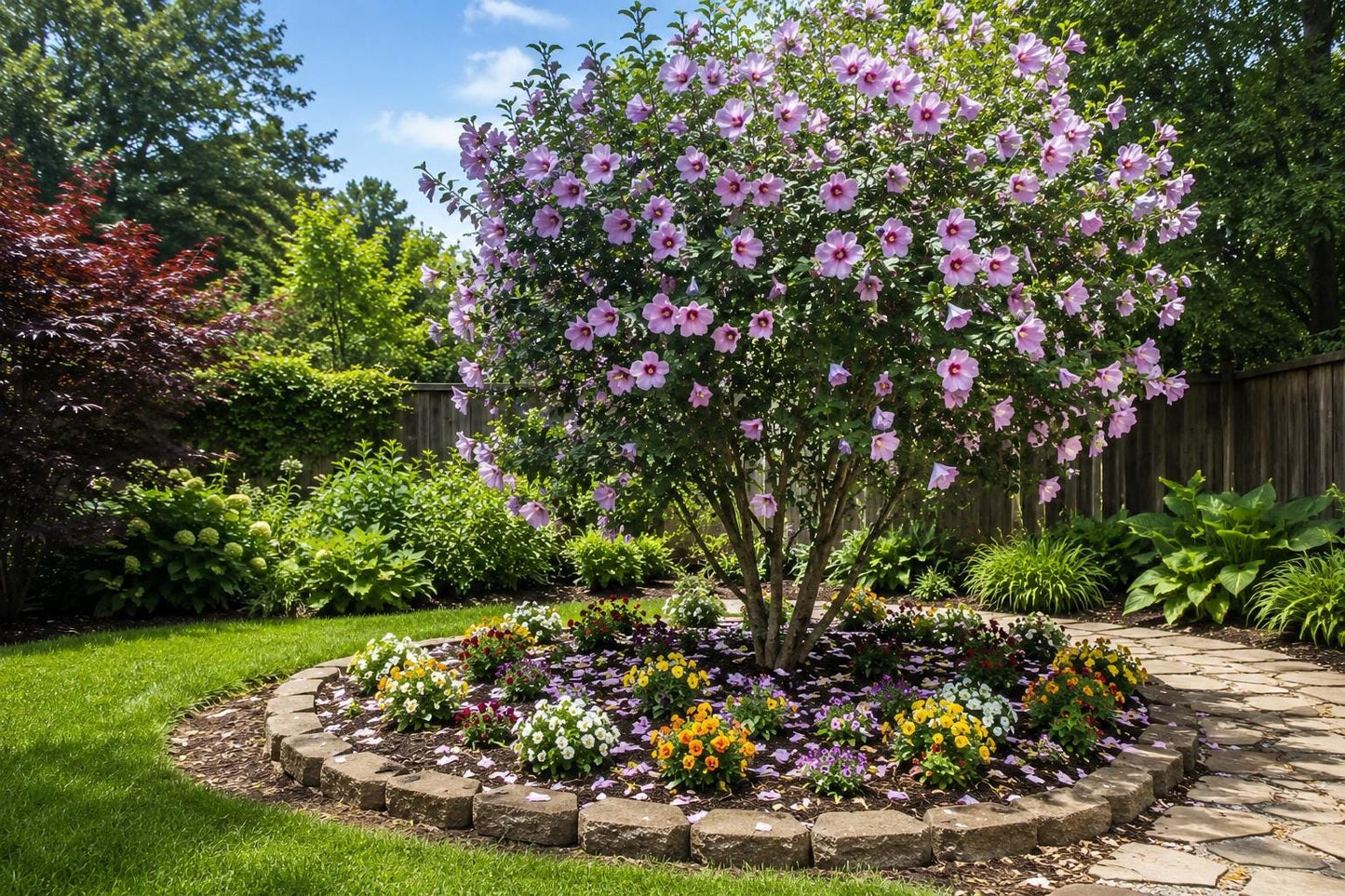Hibiscus Seeds 50 Pack - Lavender Pink Blooms - Hibiscus rosa-sinensis - Tropical Garden Plant for Outdoor & Container Use