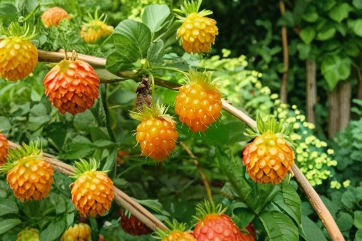Salmonberry Seeds – Rubus spectabilis – Native Deciduous Shrub with Pink Flowers & Edible Berries for Woodland Gardens