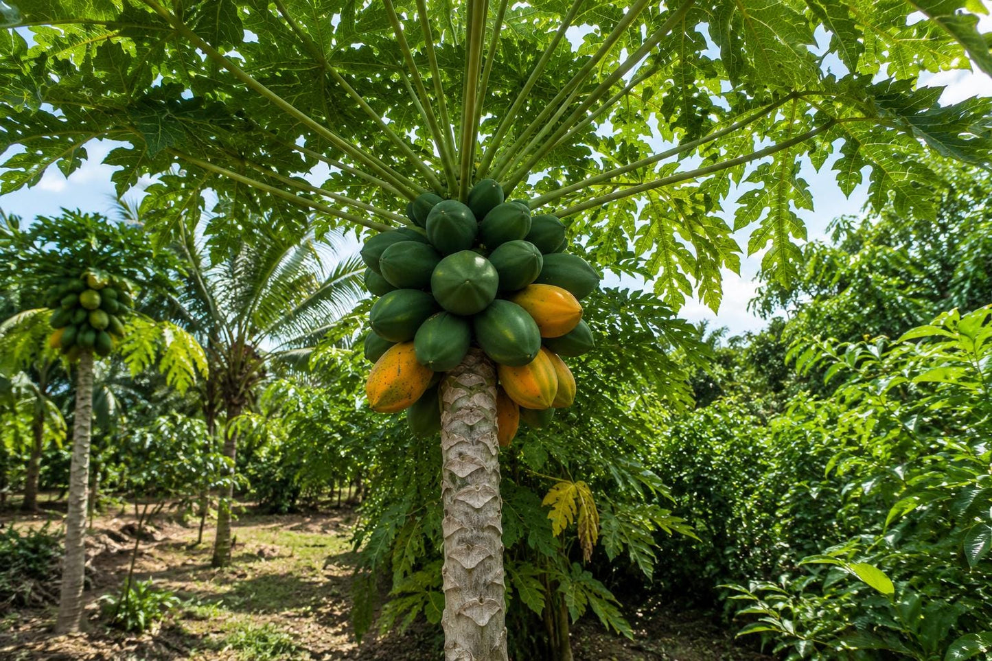 50pcs Red Heart Creamy Papaya Seeds - Carica papaya for Home Garden, Organic Fruit Seeds, Tropical Fruit Plant, Easy to Grow