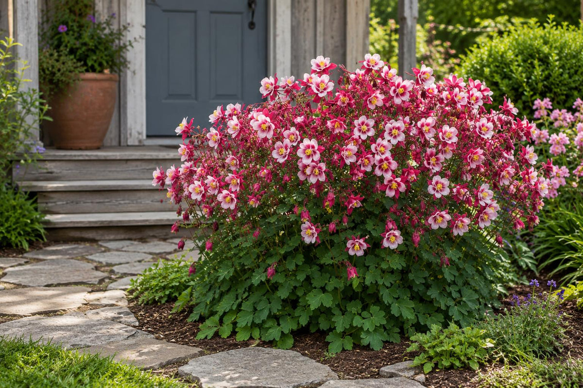 Aquilegia Seeds 500 Count - Vibrant Two-Tone Flowers for Cottage & Woodland Gardens - Aquilegia vulgaris