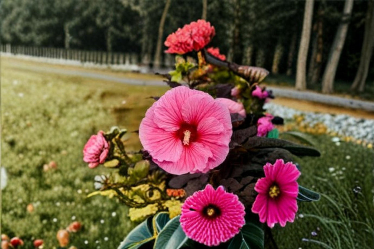 Dinnerplate Hibiscus Seeds – Hibiscus moscheutos Perennial Flower Seeds for Garden Beds & Borders