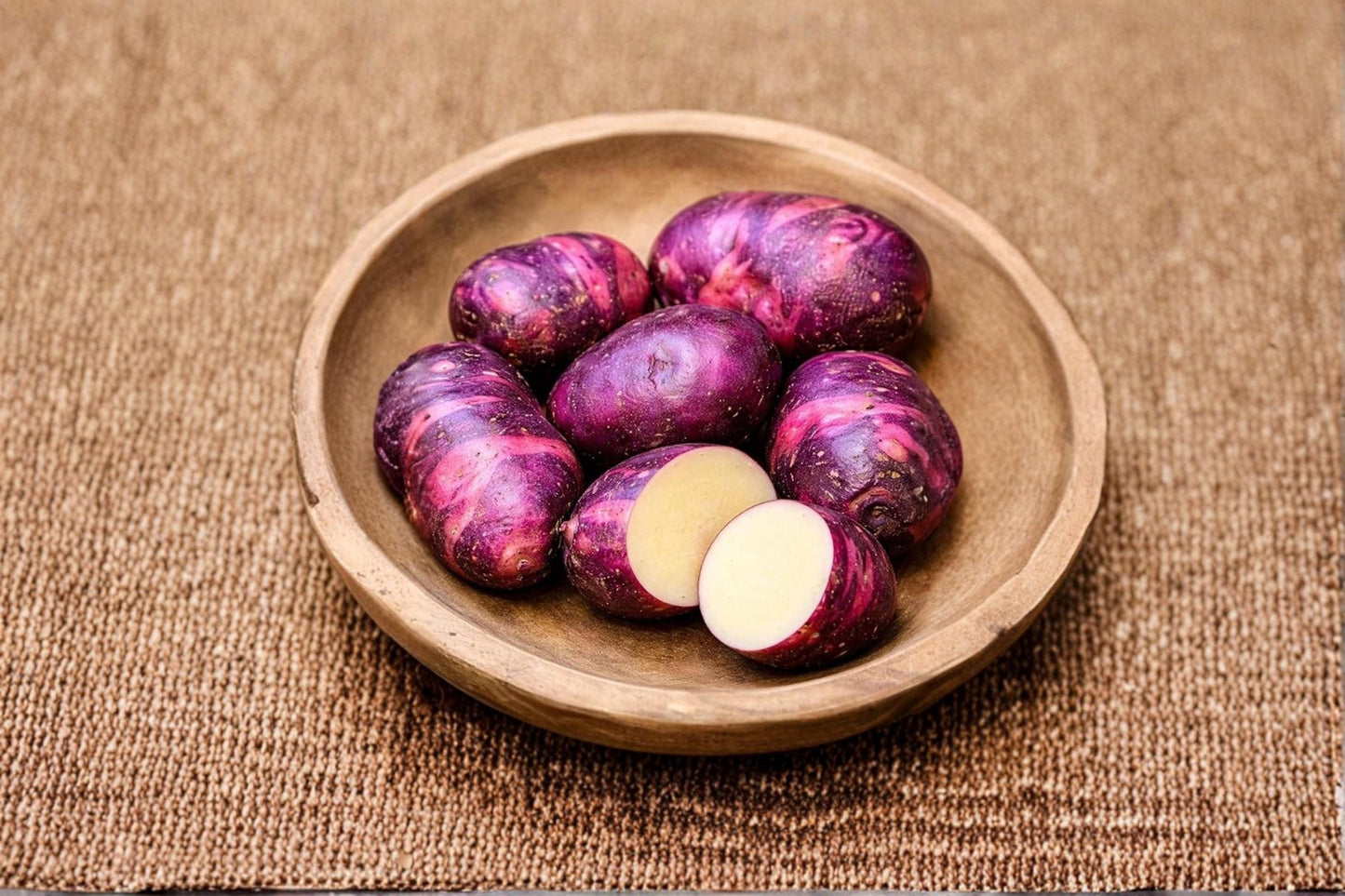 Viking Purple Seed Potatoes 5 lbs – Purple Skin Root Vegetables for Garden, Solanum tuberosum