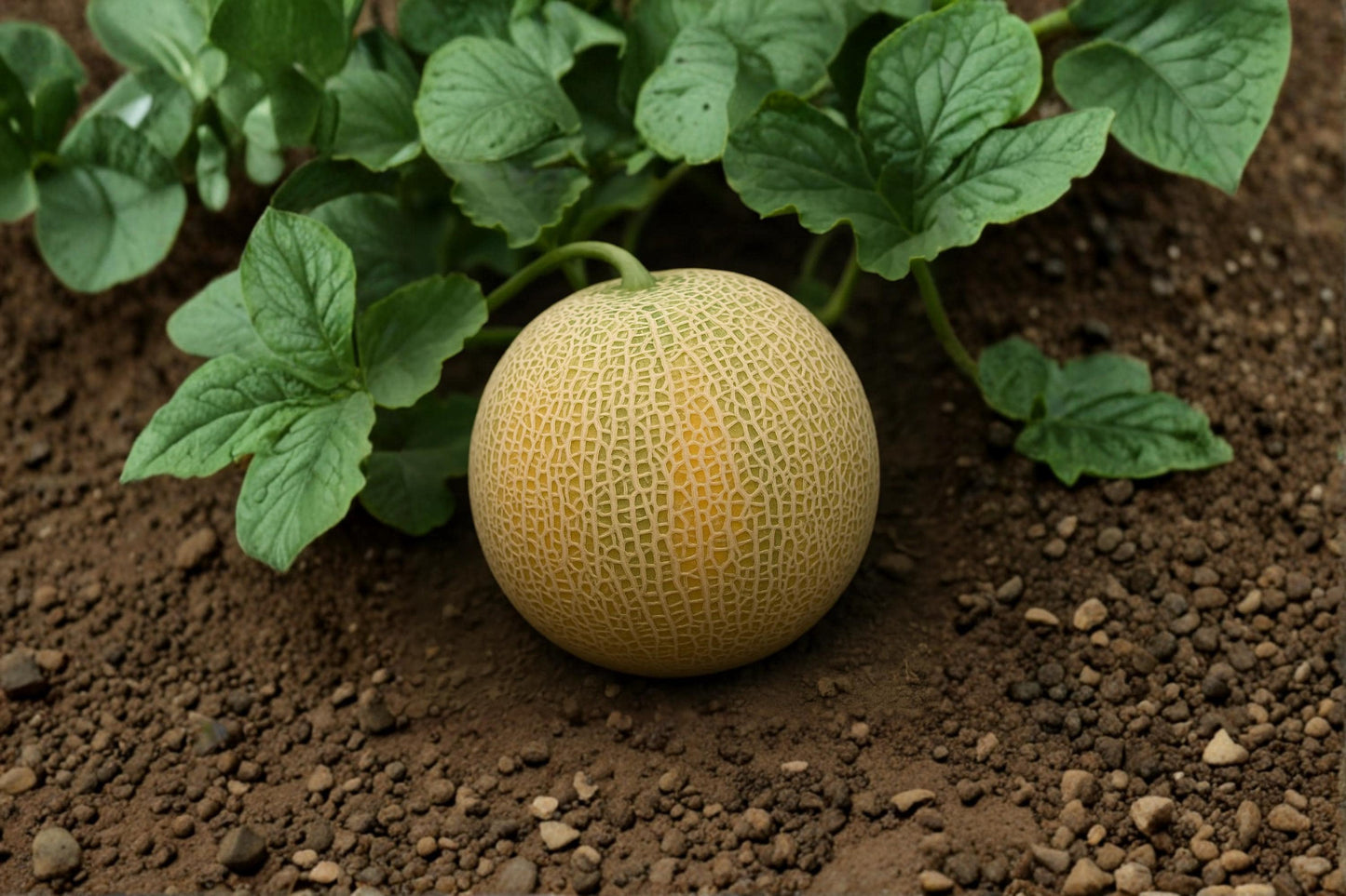 Ambrosia Cantaloupe Melon Seeds – Cucumis melo, Sweet Orange Flesh, Fruit Vegetable Vine, 10 Seeds for Garden Planting