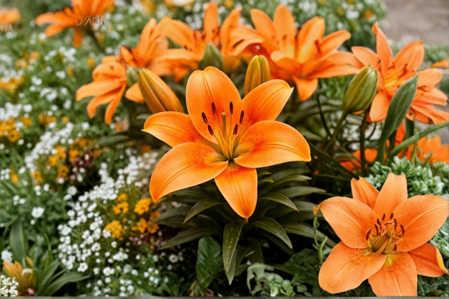 Surfside Orange Lily Bulbs – Asiatic Lily Bright Orange Flowers, Perennial Garden Bulbs for Borders, Beds & Containers | Lilium asiatica