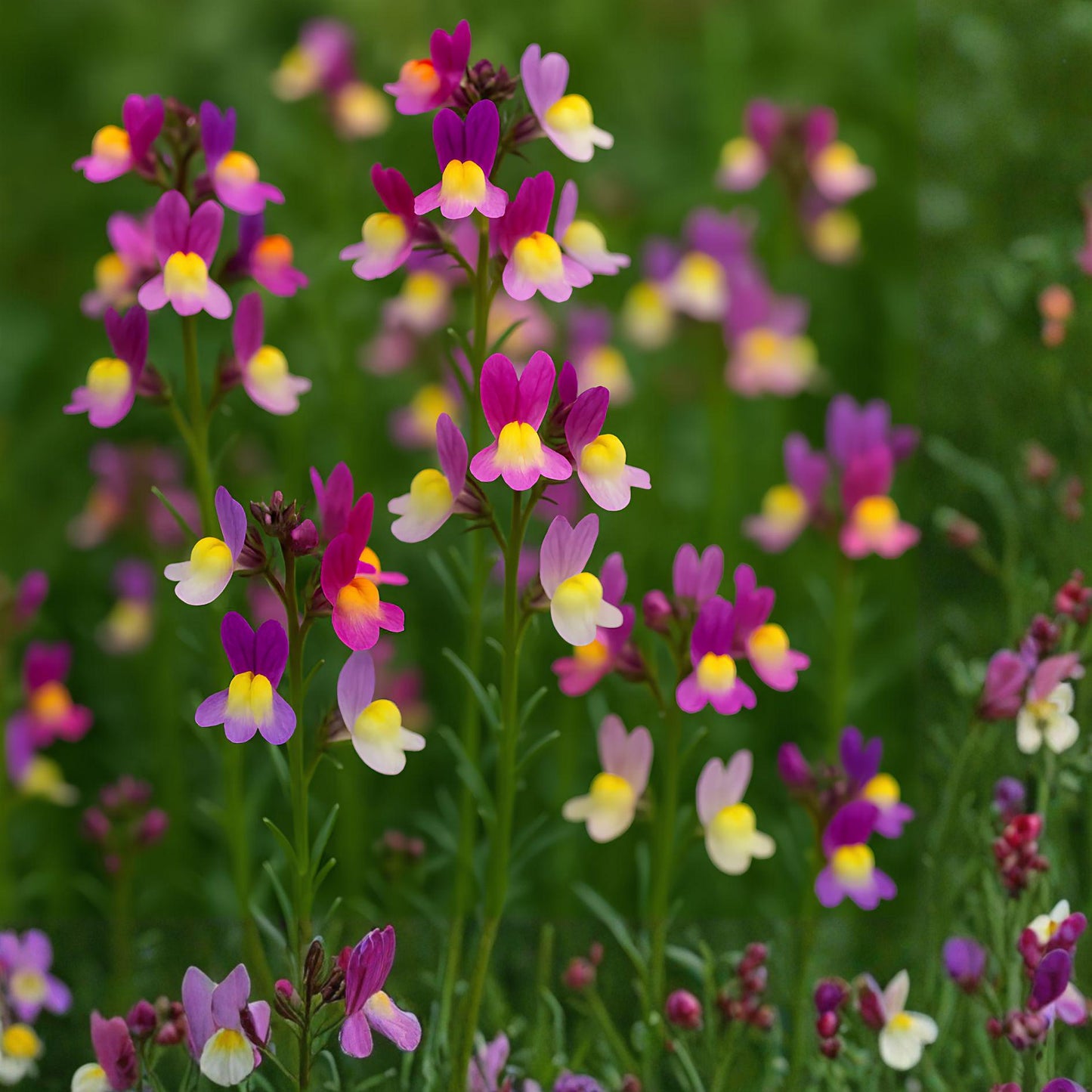 Spurred Snapdragon Seeds 100 Count Linaria maroccana Wildflower Annual for Borders, Pollinator Gardens