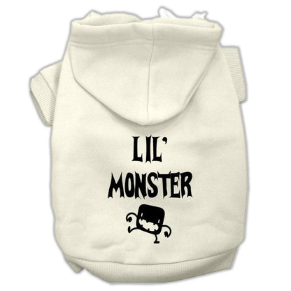 Halloween Pet Hoodie Screen Printed, "Lil Monster"