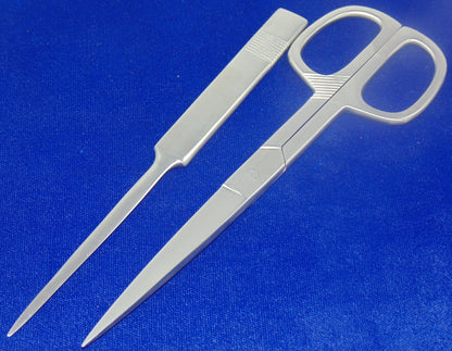 Office Shear and Letter Opener in Leather Sheath 9"