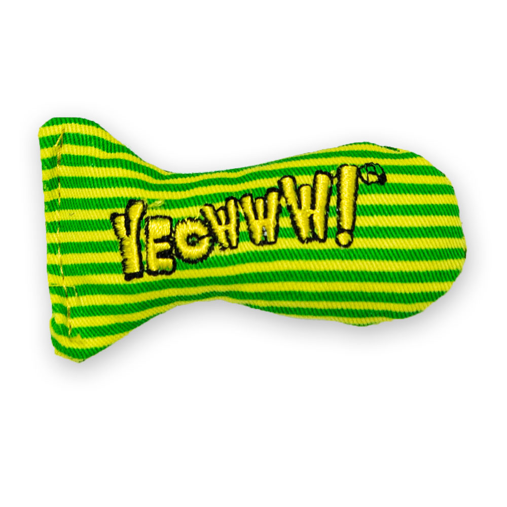 Yeowww Stinkies Sardines Stripes Catnip Toy