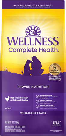 Wellness Complete Health Adult Chicken and Oatmeal Dog Food