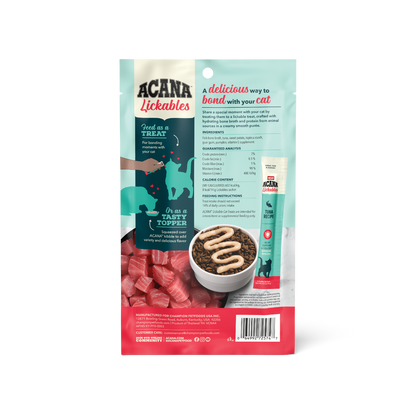 Acana Cat Lickables Tuna Cat Treats (2.5oz)