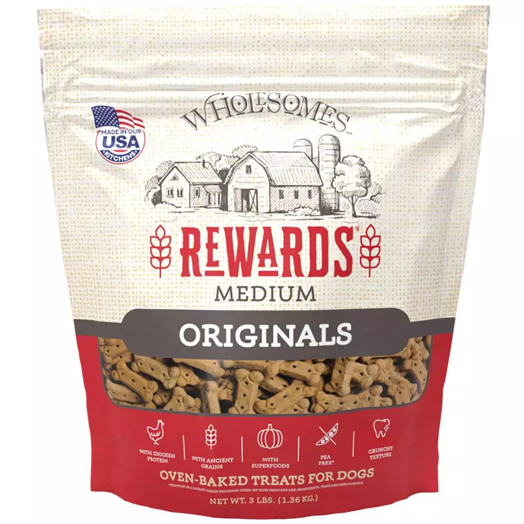 Wholesomes Adult Original Medium Dog Treats (3lb)