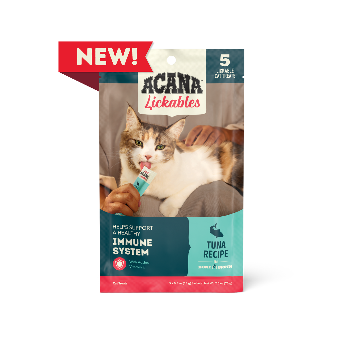 Acana Cat Lickables Tuna Cat Treats (2.5oz)