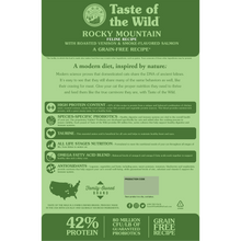 Taste of the Wild Adult Rocky Mountain Venison and Salmon Feline Food