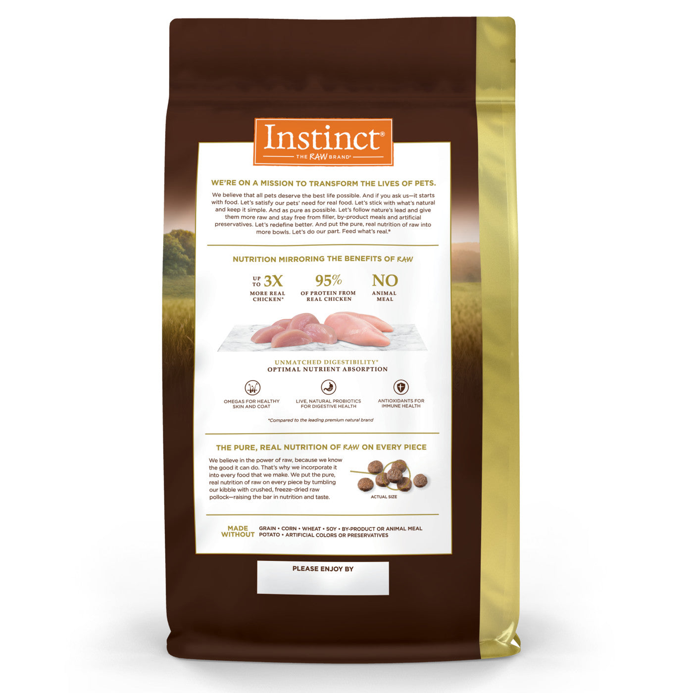 Instinct Ultimate Protein All Life Stages Chicken Dry Cat Food (4lb)