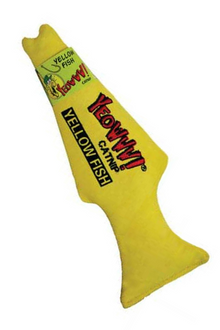 Yeowww Yellow Fish Catnip Toy