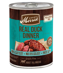 Merrick Grain Free Real Duck Dinner Wet Dog Food (12.7oz)