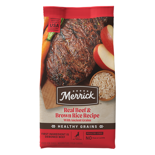 Merrick Classic Healthy Grains Beef and Brown Rice Dry Dog Food