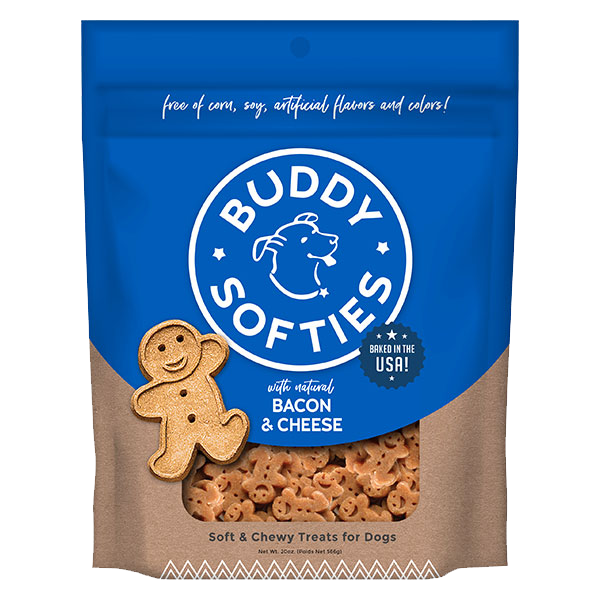 Buddy Softies Bacon and Cheese Dog Treats