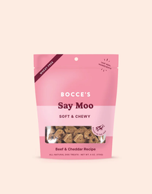 Bocces Soft and Chewy Say Moo Dog Treats (6oz)