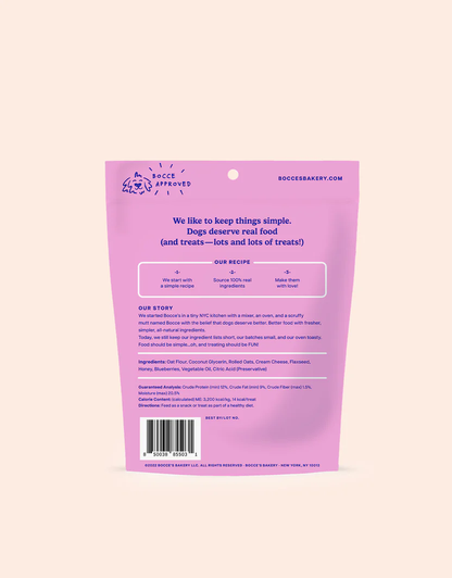 Bocces Soft and Chewy Berries and Cream Dog Treats (6oz)