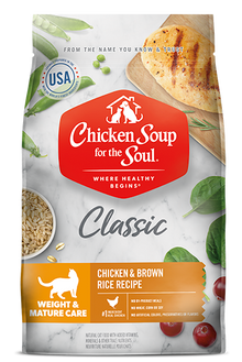 Chicken Soup Mature & Weight Chicken and Brown Rice Cat Food (4.5lb)