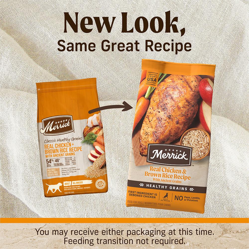 Merrick Classic Healthy Grains Chicken and Brown Rice Dry Dog Food