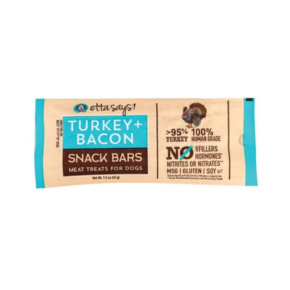 Etta Says Snack Bar Turkey and Bacon Dog Treat (1.5oz)